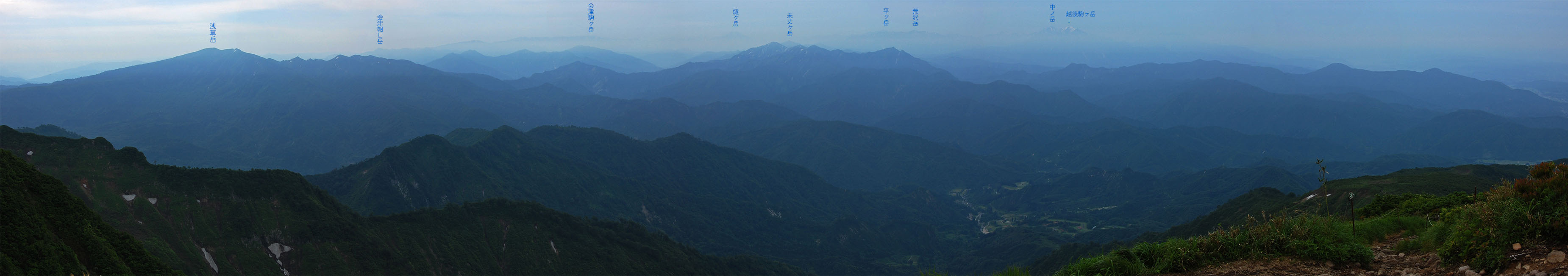 Panoramic View from Sumondake